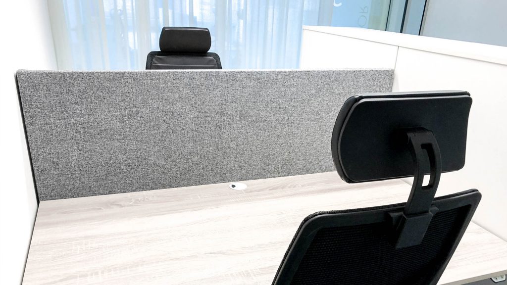 Office spaces in an office hotel